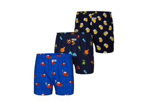 4255811618876 - Herren Boxer Motiv Print Mix 3er Pack