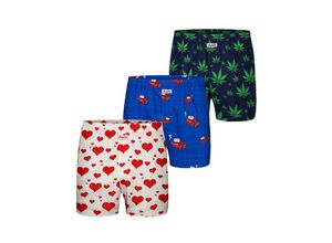 4255811618920 - Herren Boxer Motiv Print Mix 3er Pack