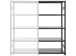 4255821500475 - Steckregal ORDO Business Anbauregal modular 5 Fachböden Fachlast 130 kg Feldlast 1000 kg B 760 x T 635 x H 2500 mm Stahl schwarz