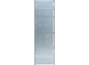4255821505579 - Lochblechwand für Grundregal Anbauregal ORDO Industry multifunktional Quadratlochung 10-38 mm magnethaftend B 800 x T 15 x H 2000 mm Stahl verzinkt