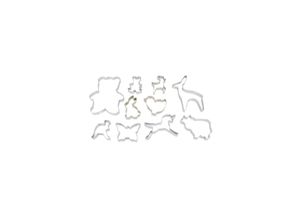 4255829542279 - 10-tlg Ausstechformen-Set – Tiermotive für kreativen Backspaß