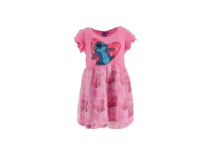 4255829554388 - Lilo & Stitch Kinderkleid Pink Mädchen Kleid 2 Jahre