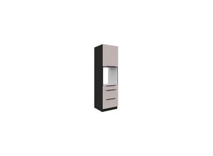 4255832101302 - Küchen Hochschrank 60 cm ARONA Kaschmir beige Küchenzeile Küchenblock Küche 4255832101302 - Küchen Hochschrank 60 cm ARONA Kaschmir beige Küchenzeile Küchenblock Küche