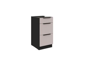 4255832101388 - Küchen Unterschrank 40 cm Küche ARONA Kaschmir beige Soft-Close Küchenzeile 4255832101388 - Küchen Unterschrank 40 cm Küche ARONA Kaschmir beige Soft-Close Küchenzeile