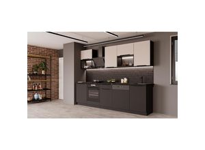 4255832101821 - Küche SIENA + ARONA BASIC LOFT 280 Küchenzeile Küchenblock Einbauküche Kaschmir 4255832101821 - Küche SIENA + ARONA BASIC LOFT 280 Küchenzeile Küchenblock Einbauküche Kaschmir