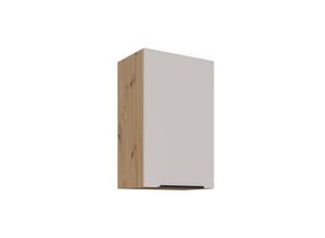 4255832102378 - Küchen Hängeschrank 45 cm Küche SOLANO Kaschmir beige Küchenzeile Küchenblock