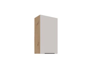 4255832102415 - Küchen Hängeschrank 50 cm Küche SOLANO Kaschmir beige Küchenzeile Küchenblock