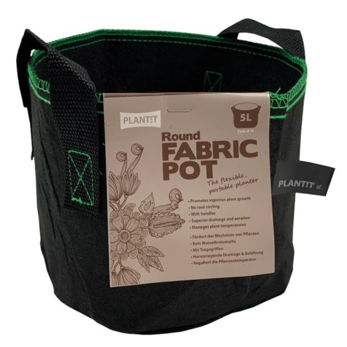 4260011574877 - Fabric Pot Stofftopf 5 Liter