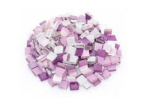 4260013482057 - Softglas-Mosaik lila-mix 10 x 10 mm 200 g