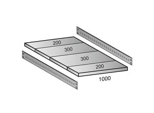 4260035215015 - Fachboden für CLEANA-Steckregal Bodenbreite 1000 mm Tiefe 1000 mm kaiserkraft