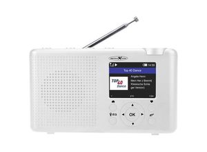 4260035679138 - Reflexion TRA23i WH Internet Tischradio Internet DAB+ DAB UKW Bluetooth® Internetradio DAB+ UKW wiederaufladbar Weiß