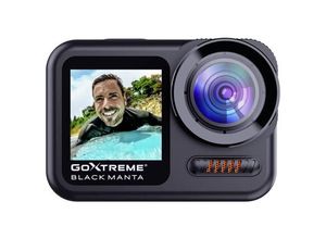 4260041686328 - GoXtreme Black Manta 5K Action Cam Touch-Screen WLAN Zeitlupe Zeitraffer Dual-Display Wasserfest 5K Bildstabilisierung