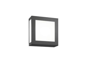 4260045646021 - Eckige Außenwandleuchte Aqua Legendo Mini E27 IP44 in Anthrazit mit Bewegungsmelder - Anthrazit - CMD 4260045646021 - Eckige Außenwandleuchte Aqua Legendo Mini E27 IP44 in Anthrazit mit Bewegungsmelder - Anthrazit - CMD