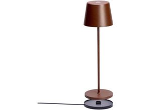 4260045646526 - - led Akku Tischleuchte in Rostfarbig 22W 150lm IP65 - brown