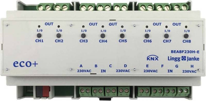 4260049682292 - LINGG Binär-Ein -Ausgang eco+ 8f 79242 230V AC DC 16A C-Last BEA8F230-E 9TE