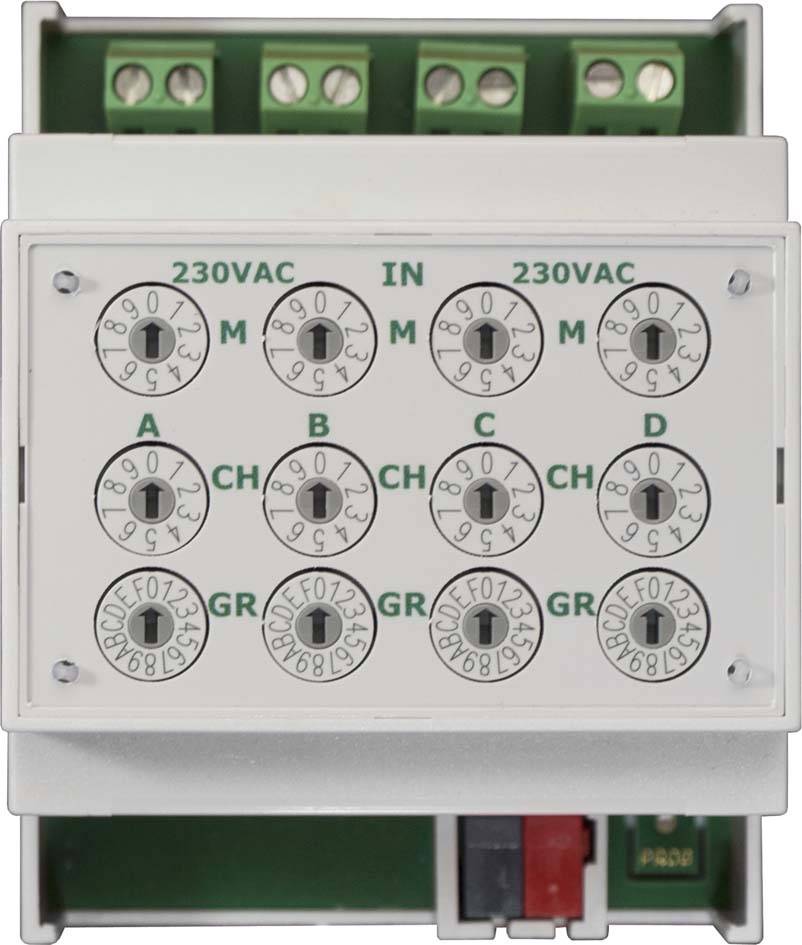 4260049685200 - LINGG Binäreingang 4-fach m230V Q79532 Signaleingang BE4F230-Q KNX-Quick Q79532