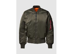 4260050282061 - Bomberjacke in unifarbenem Design Modell MA-1