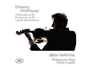 4260052385906 - Violinkonzert Op26 Divertimento Op20 + - Alban Beikircher C Iwasaki Philharmonie Pilsen (CD)