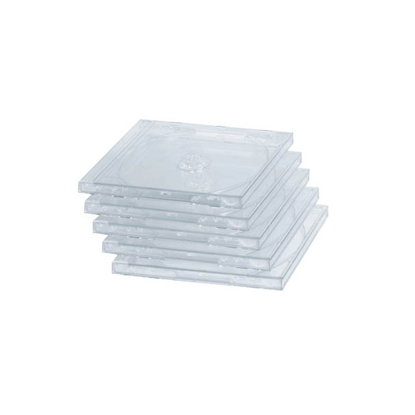 4260057127143 - Crystal Case Standard (9mm transparent) und 1 CD 5 Stück (BOX31-T)