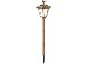 4260057864239 - Solar Standleuchte Tivoli Lichtfarbe warmweiß 2800K Höhe 68 cm kupferfarben Laterne Solarleuchte Lampe Solarlampe 102062 - Esotec