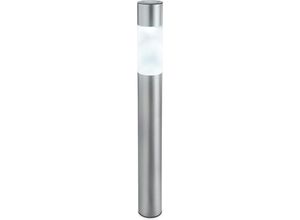 4260057865052 - Solar Standleuchte PoleLight duo color - stabile Aluminiumausführung - Lichtfarbe warm- kaltweiß umschaltbar - Größe 7 x 70 cm - Leuchtzeit 8 Std