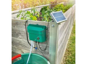 4260057865496 - Solar Bewässerungssystem Waterdrops Komplettset Pflanzenbewässerung mit 15 Sprinklern 101100