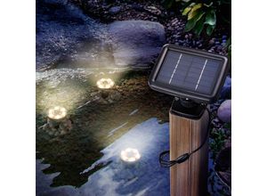 4260057868732 - - Solar Unterwasser led Strahler Gartenteich Teichbeleuchtung Solarlampe 102149