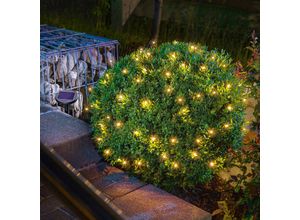 4260057869227 - Solar Premium Lichterkette 60 LED warmweiß Garten Weihnachtsdeko esotec 102168