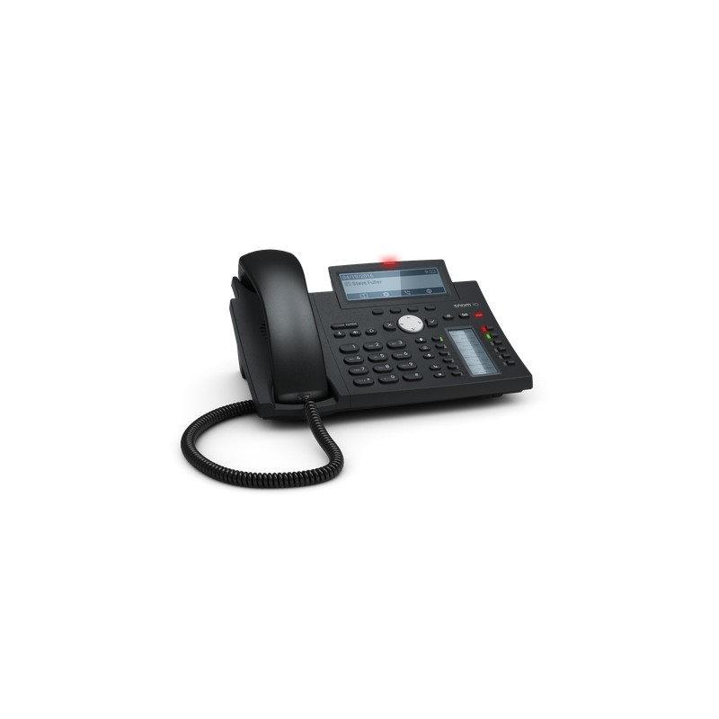 4260059582056 - SNOM D345 Schnurgebundenes Telefon VoIP Freisprechen Headsetanschluss Grafik-Display Schwarz