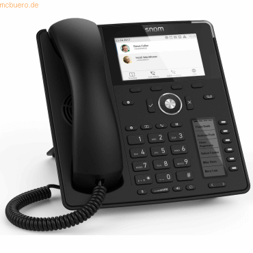 4260059582162 - SNOM D785 Prof Business Phone schwarz Schnurgebundenes Telefon VoIP Bluetooth PoE Farbdisplay Schwarz