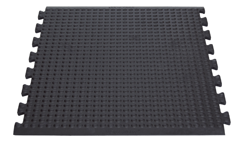 4260061891696 - Arbeitsplatzmatte Yoga Flex Oil Mittelstück 80x70cm schwarz