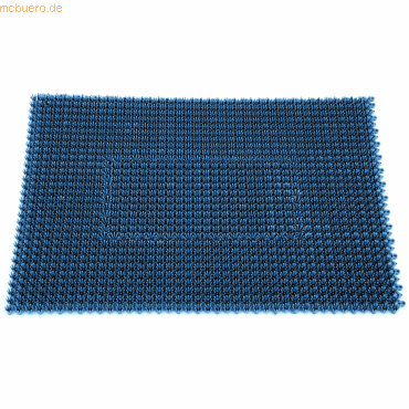 4260061895014 - Schmutzfangmatte EAZYCARE TURF aus Polyethylen für Innen und Außen 570 x 860 mm metallicblau