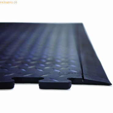 4260061898602 - Arbeitsplatzmatte Yoga Lock Basic Endstück 71x78cm schwarz 4260061898602 - Arbeitsplatzmatte Yoga Lock Basic Endstück 71x78cm schwarz