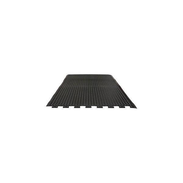 4260061898640 - Anti-Ermüdungsmatte YOGA DOME schwarz genoppt Anfangs- Endelement LxB 1200 x 900 mm