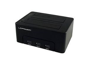 4260070120282 - LC-Power LC-DOCK-U3-HUB Speicherlaufwerk-Docking-Station USB 4260070120282 - LC-Power LC-DOCK-U3-HUB Speicherlaufwerk-Docking-Station USB