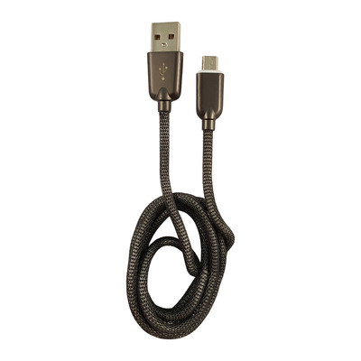 4260070127212 - LC-C-USB-MICRO-1M-6 USB A zu Micro-USB Kabel Metall schwarz 1m