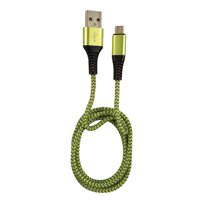 4260070127243 - LC-C-USB-MICRO-1M-7 USB A zu Micro-USB Kabel grün grau 1m