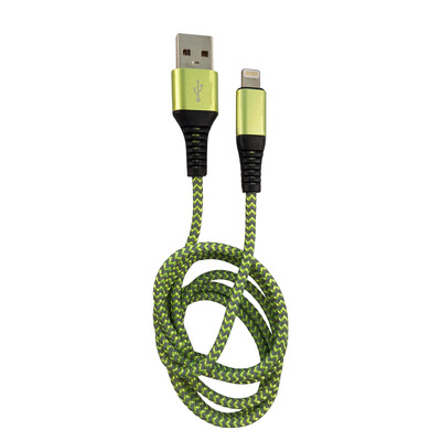 4260070127267 - LC-C-USB-Lightning-1M-7 (MFI) USB A zu Lightning Kabel grün grau 1m 4260070127267 - LC-C-USB-Lightning-1M-7 (MFI) USB A zu Lightning Kabel grün grau 1m