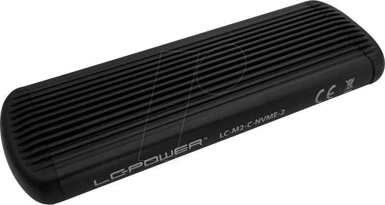 4260070129094 - LC Power LC-M2-C-NVME-2 - Speichergehäuse - M2 - M2 NVMe Card - USB 32 (Gen 2x1) - Schwarz