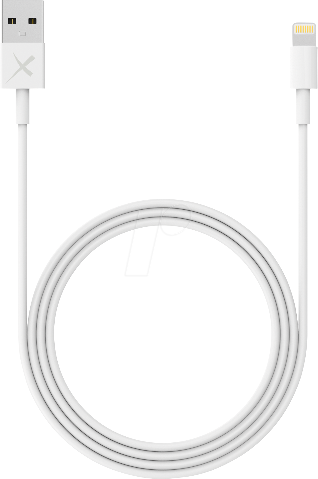 4260074622508 - XLAYER 214091 1 x USB A Stecker auf 1 x Apple Lightning Stecker Lade- und Sync-Kabel 1 m Weiß