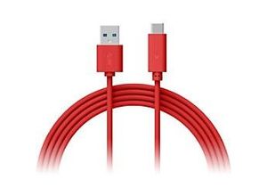 4260074626513 - XLAYER 214351 1 x USB C Stecker auf 1 x USB Stecker Kabel 1m Rot