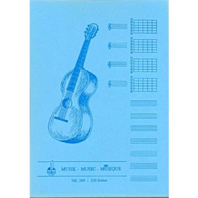 4260078850457 - Notenblock für Gitarre