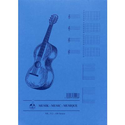 4260078850488 - Notenblock für Gitarre mit Tabulatur