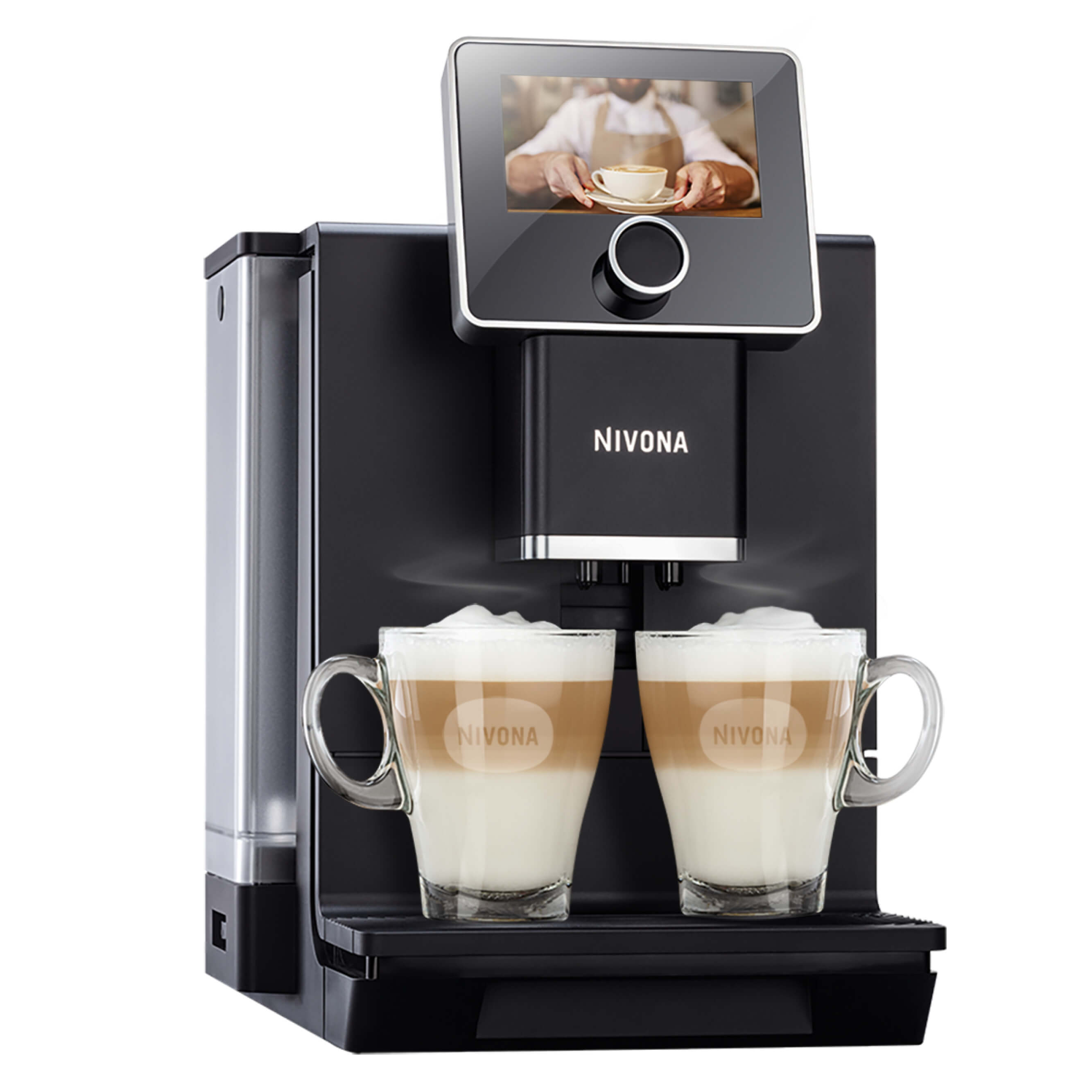 4260083469606 - NICR 960 Kaffeevollautomat matt schwarz inkl Milchcontainer 4260083469606 - NICR 960 Kaffeevollautomat matt schwarz inkl Milchcontainer