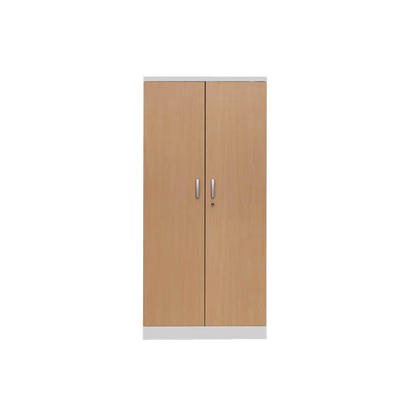 4260090172155 - Aktenschrank 100107 Holz Stahl abschließbar 5 OH 92 x 195 x 42 cm buche lichtgrau 4260090172155 Gürkan