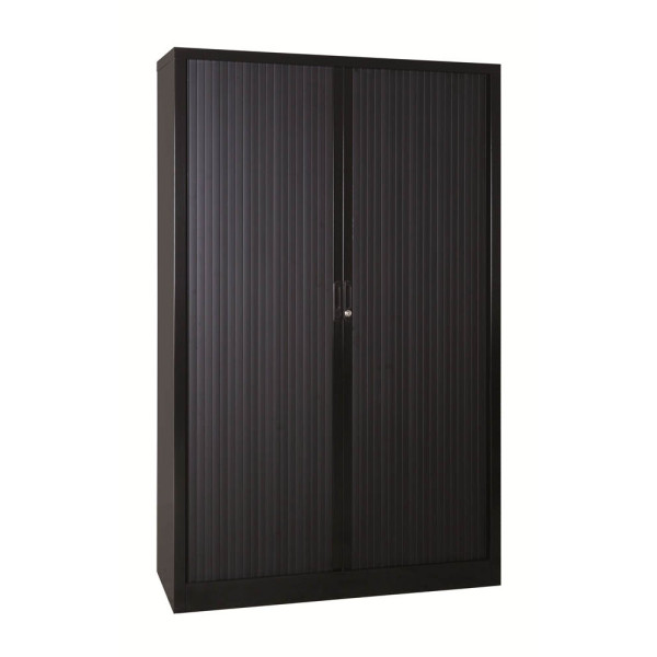 4260090173411 - Rollladenschrank schwarz 4 Fachböden 1200 x 460 x 1950 cm