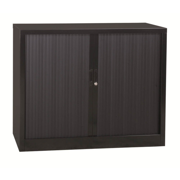 4260090173428 - Rollladenschrank schwarz 2 Fachböden 4260090173428 Gürkan