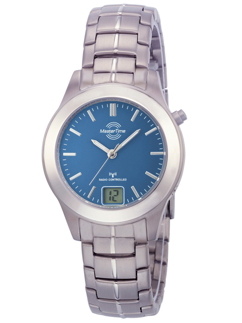 4260091354512 - Funkuhr Titan MTLT-10352-31M Armbanduhren grau (titansilberfarben) Damen Quarzuhren Armbanduhr Quarzuhr Damenuhr Datum Leuchtzeiger