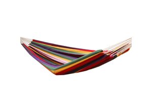 4260096058125 - XXL Hängematte für 2 Personen bis 150kg 400x160cm Regenbogen