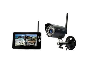 4260101737953 - Easy Security Camera Set TX-28 - Monitor + DVR + Kamera(s) - drahtlos - 178 cm (7) LCD Monitor - 4 Kanäle - 1 Kamera(s)